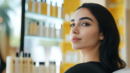 Botox capillaire après coloration brillance intensifiée