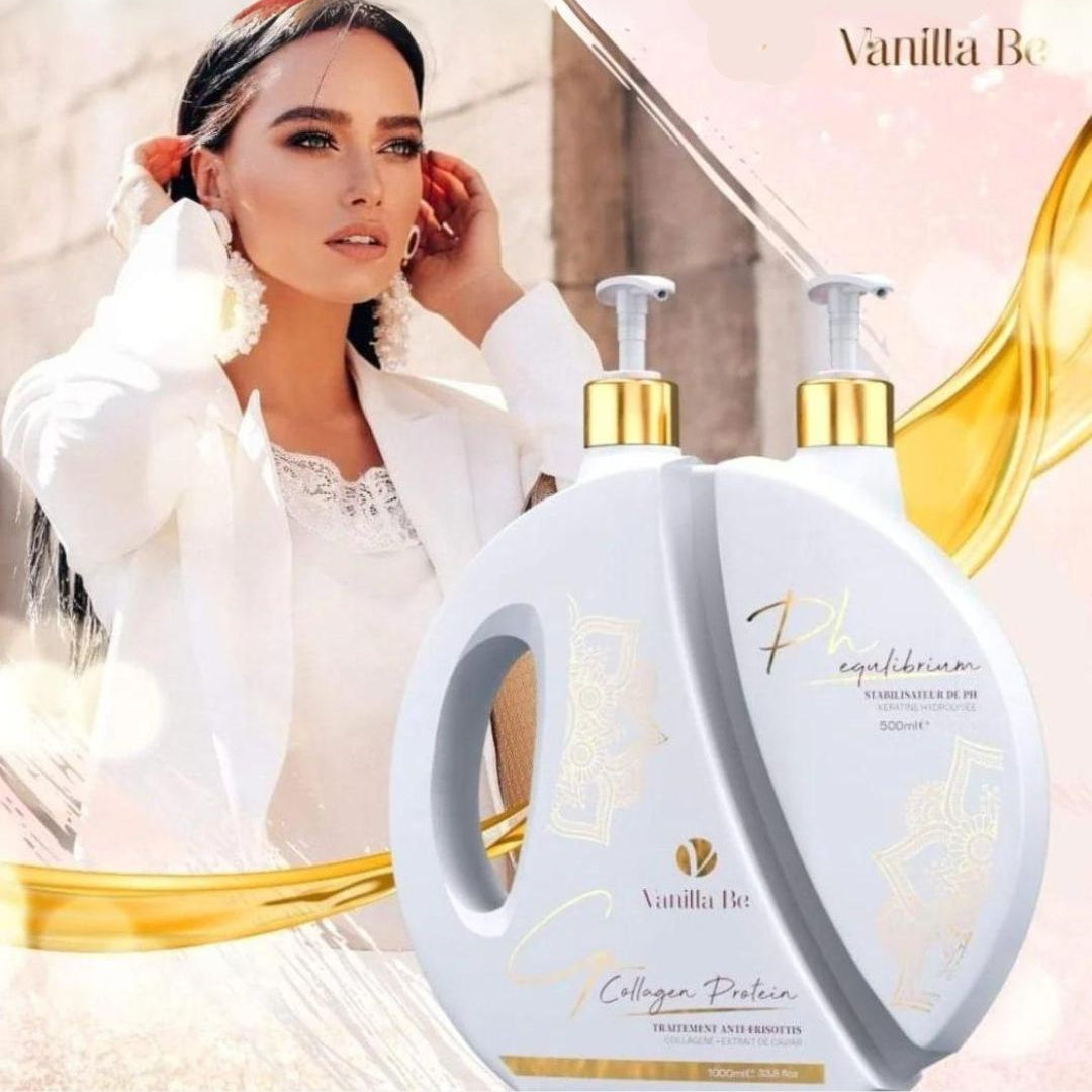 Lissage collagène protéine vanilla BE -2x1L Elyssa Cosmétiques