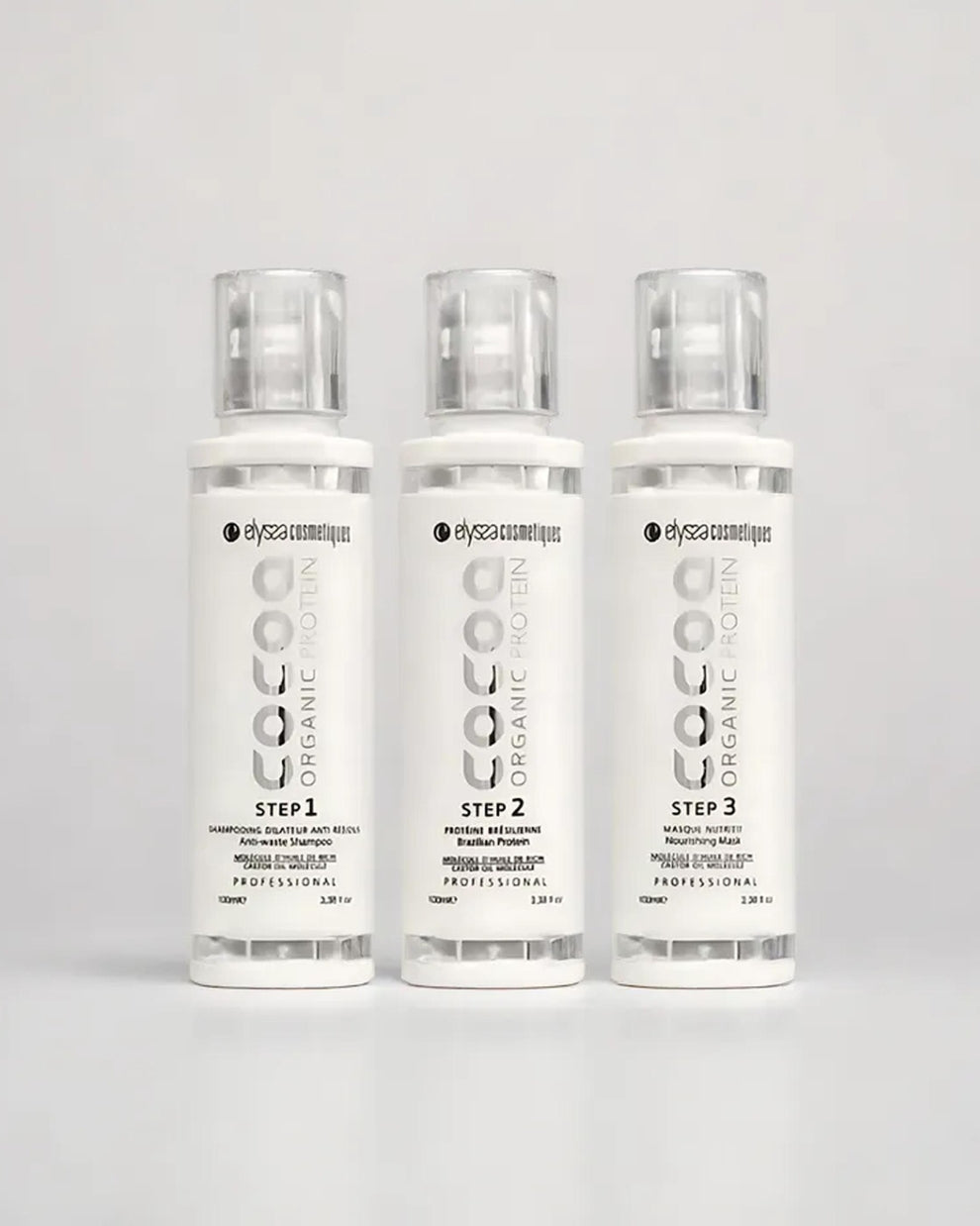 Mini Kit Lissage Tanin Cocoa Organic Protéine 3x100ml Elyssa Cosmétiques