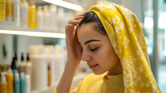Résultats avant après lissage tanin cheveux décolorés
