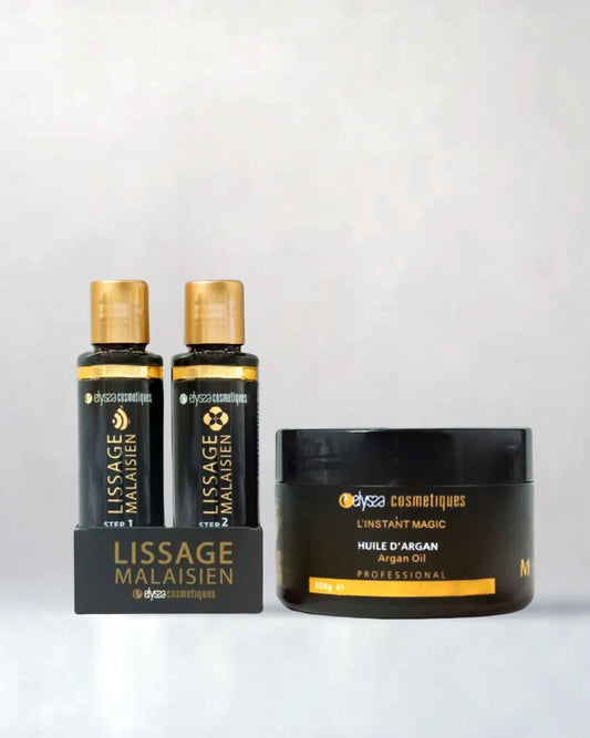 PACK BLACK NOVEMBER : Mini Kit Lissage Malaisien + Botox Capillaire Malaisien