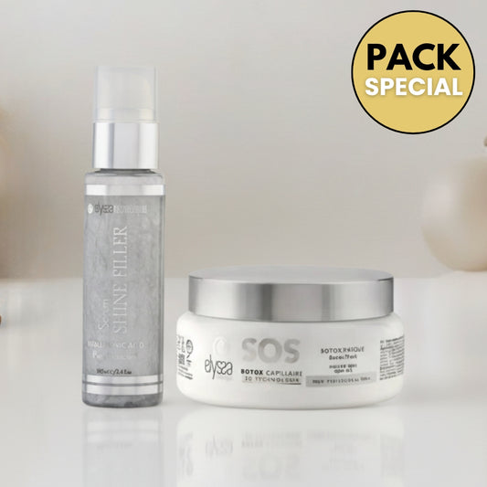 COFFRET : SOS Botox Capillaire + Sérum Cheveux Shine Filler