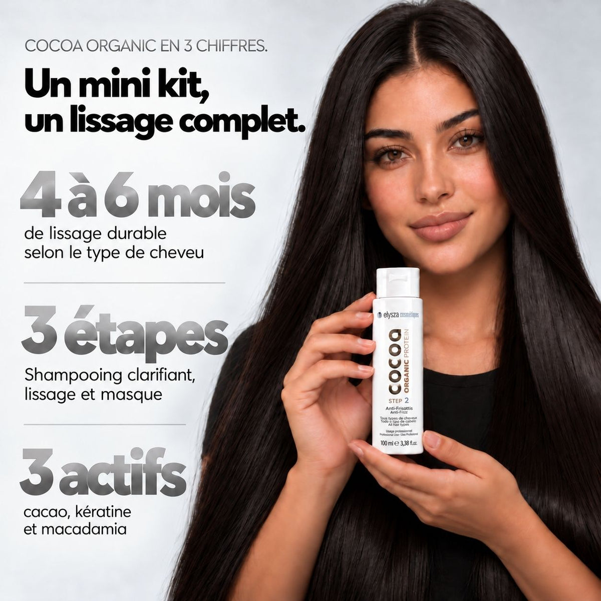 Mini Smoothing Kit Cocoa Organic Protein Tannin 3x100ml