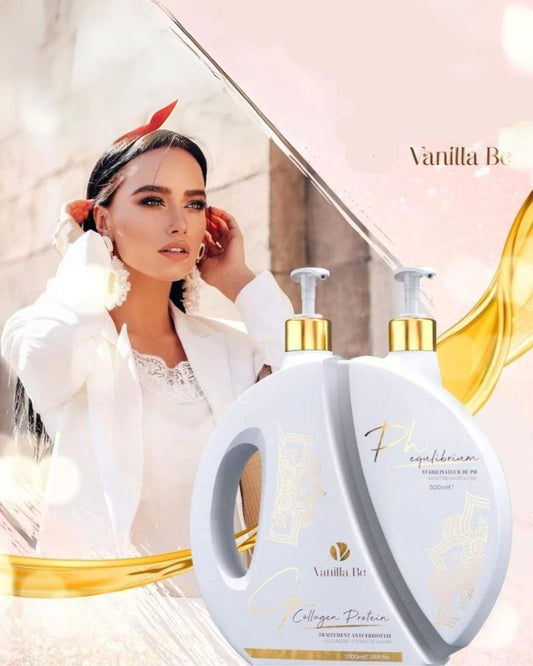 Lissage collagène protéine vanilla BE -2x1L Elyssa Cosmétiques