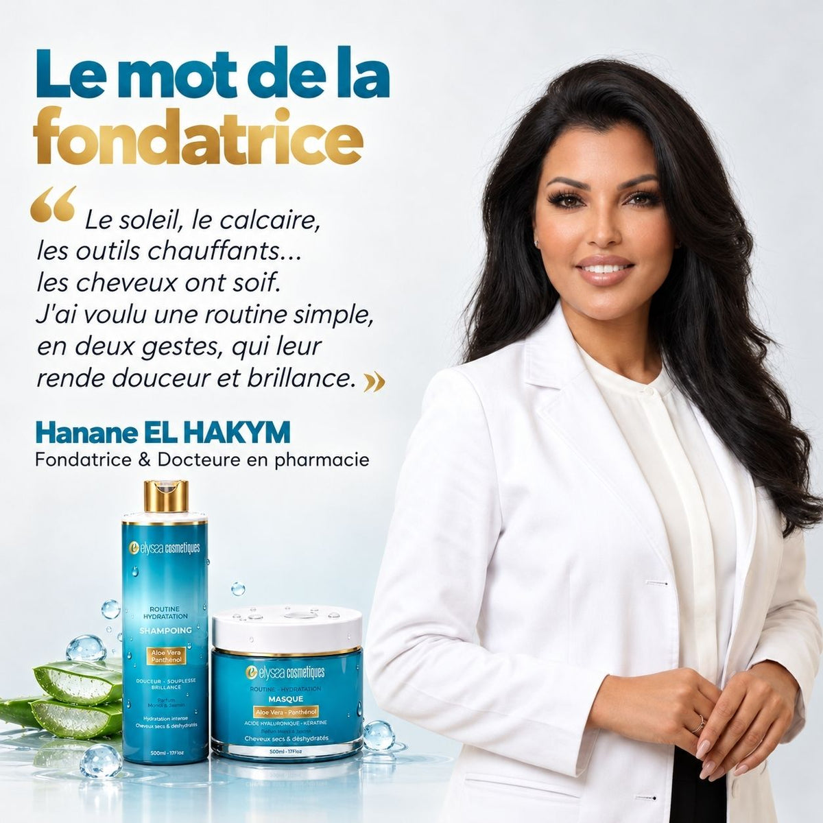 Routine Hydratation — Shampoing + Masque | Cheveux secs & déshydratés | 2 × 500 ml