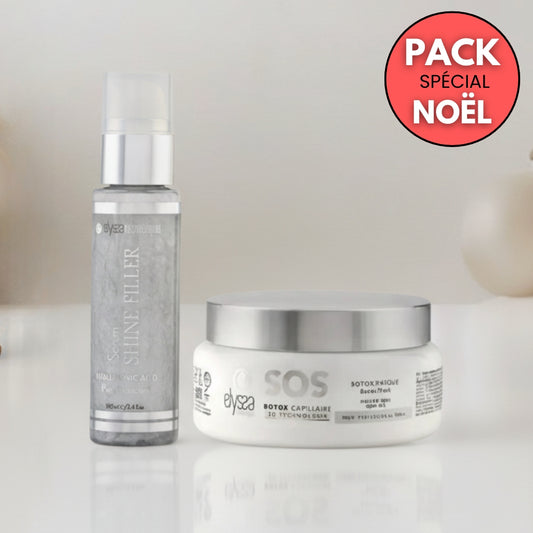 COFFRET : SOS Botox Capillaire + Sérum Cheveux Shine Filler
