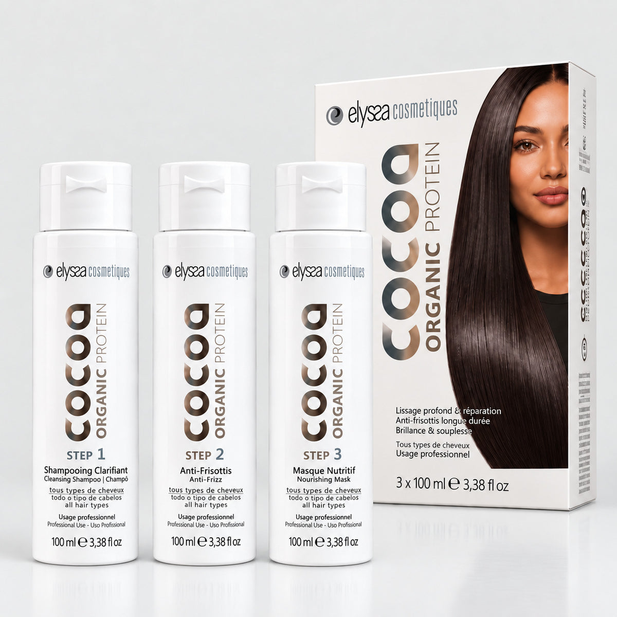 Mini Smoothing Kit Cocoa Organic Protein Tannin 3x100ml