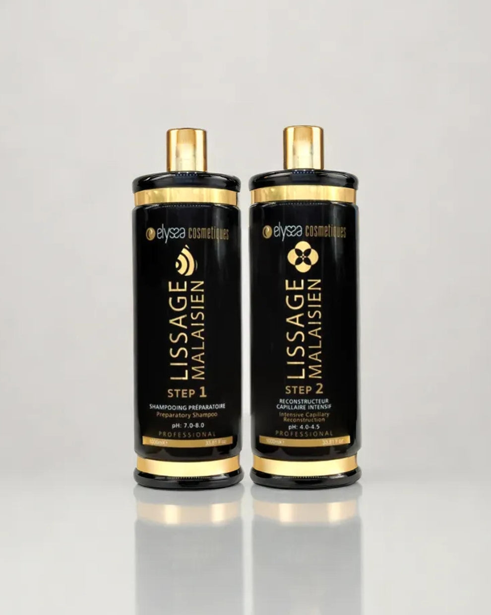 Kit Lissage Malaisien Kératine & Shampoing Clarifiant 2x1L Elyssa Cosmétiques