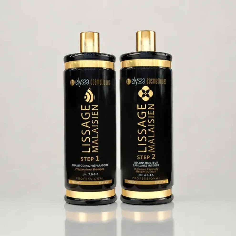 Kit Lissage Malaisien Kératine & Shampoing Clarifiant 2x1L