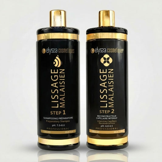 Kit Lissage Malaisien Kératine & Shampoing Clarifiant 2x1L