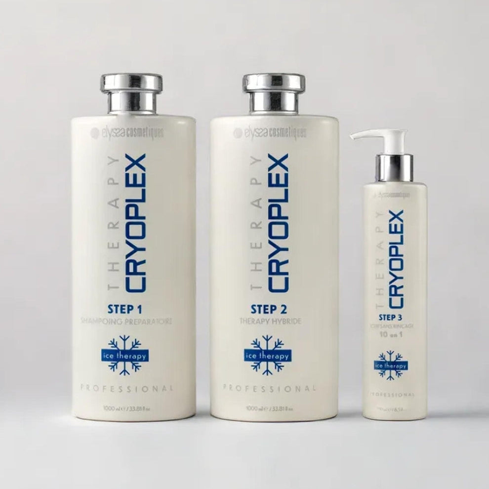 Kit Lissage Cryotherapie Cheveux Cryoplex - 2x1L + 250ml