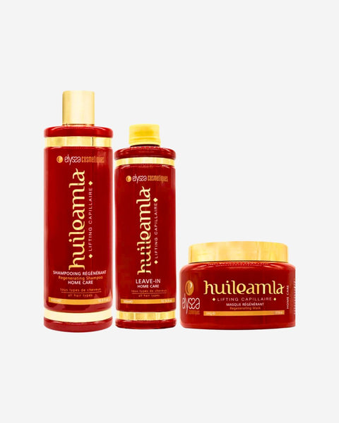 Kit entretien Lissage Indien Amla Plex 2x500 ml + Leave-in 300 ml