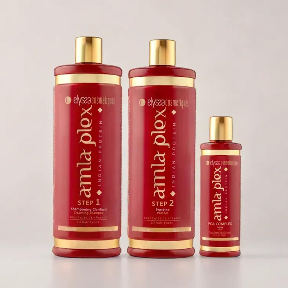 Kit Lissage Indien Amla Plex 2x1L + Soin Cheveux PCA 200 ml