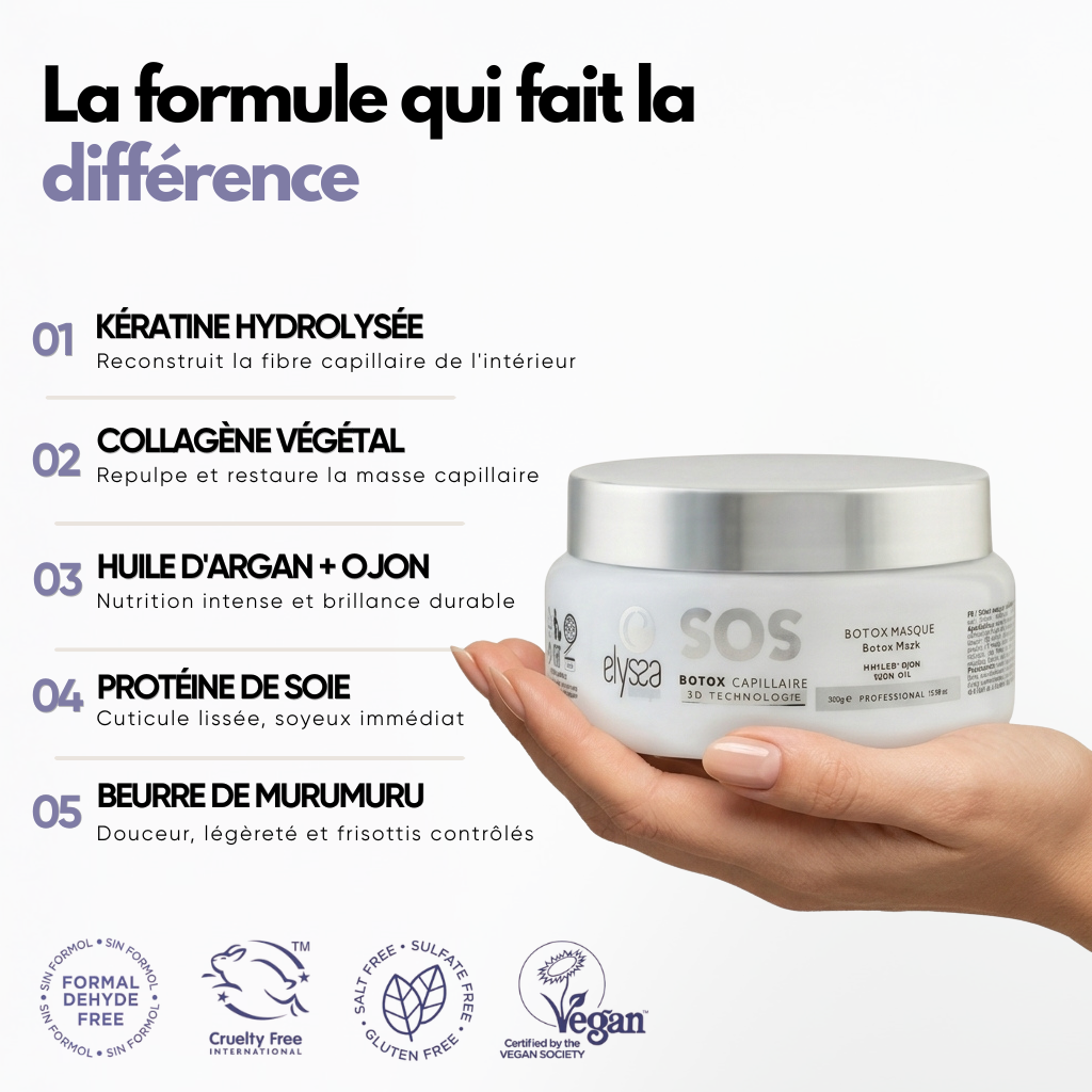SOS Botox Capillaire Réparation intense - 300gr