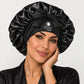 Charlotte en Satin Elyssa — Bonnet de Nuit Protection Cheveux